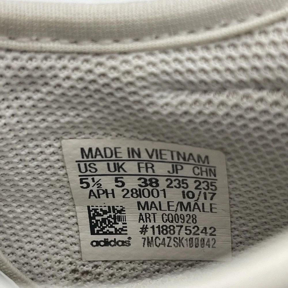 Adidas Tubular Shadow Men's Size 5.5 Running Shoes CQ0928 Gray White Sneakers